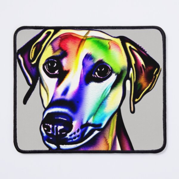 Item preview, greyhound watercolor designed and sold by aipaint.