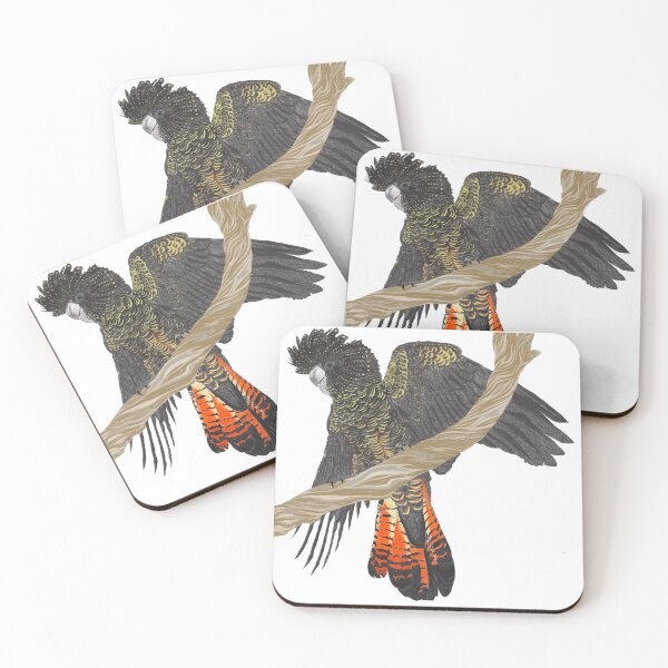 Item preview, Red-Tailed Black Cockatoo Female designed and sold by Lily Tomkinson.