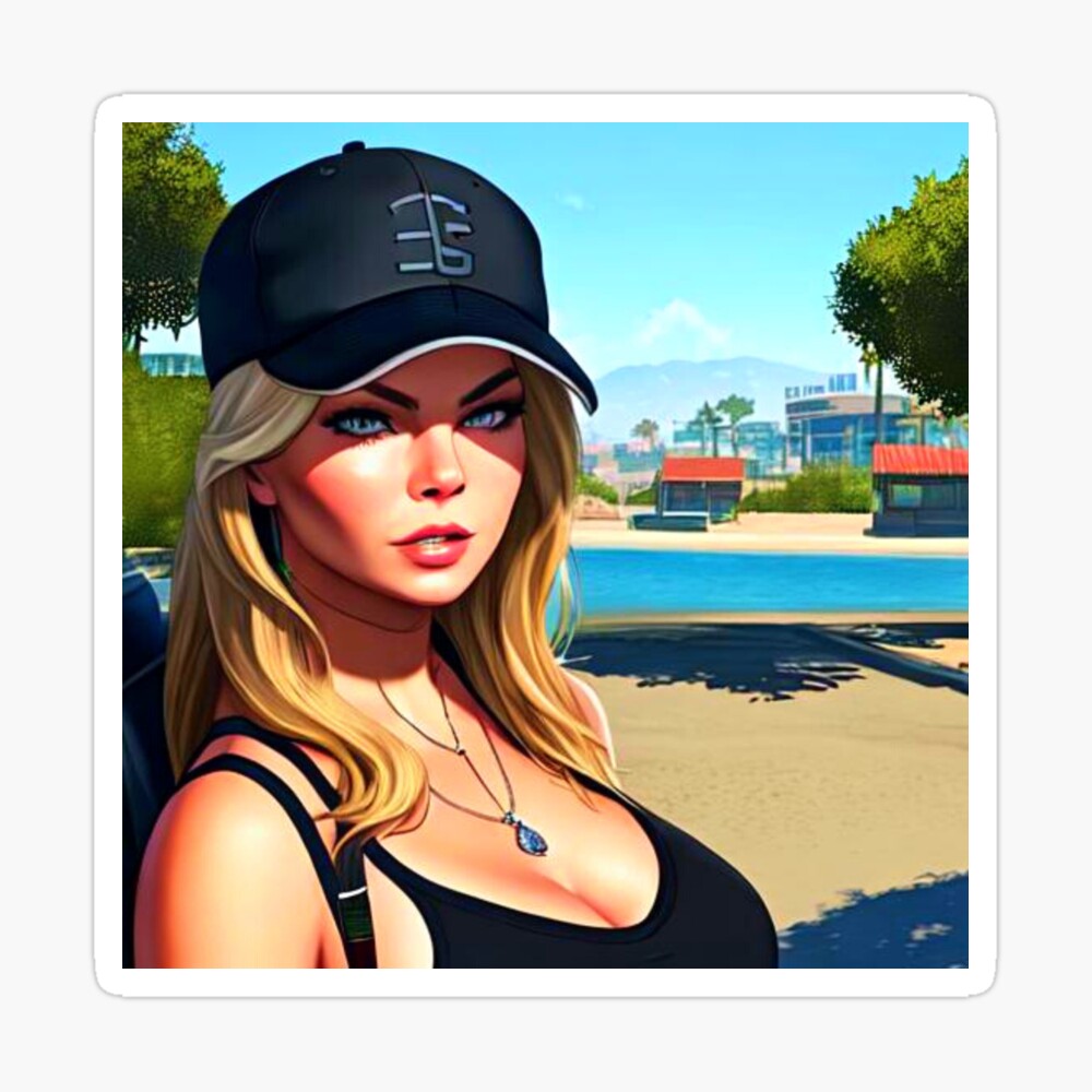 Fergie in GTA V Loading Screen Style (AI Art)