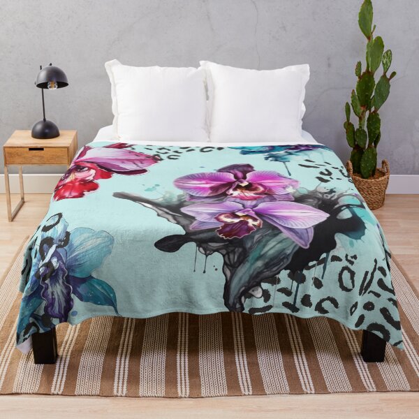 Item preview, Orchid. Tropical Flowers Seamless Pattern. Pattern tiger designed and sold by Anastasiia Yurevych.