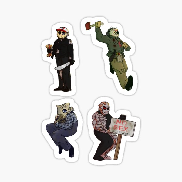 Jason Voorhees Set Sticker