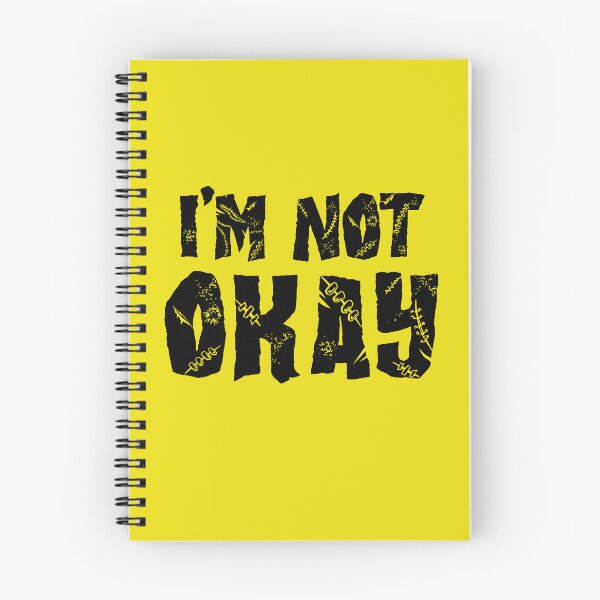 Item preview, I'm not okay - 1 - black designed and sold by N3F1.