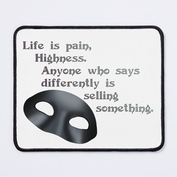 Item preview, Life is Pain designed and sold by BastsTardyChild.