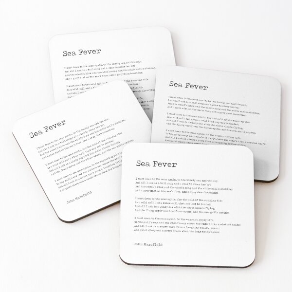 Item preview, Sea Fever - John Masefield Poem - Literary Print - Typewriter designed and sold by Studio Grafiikka.