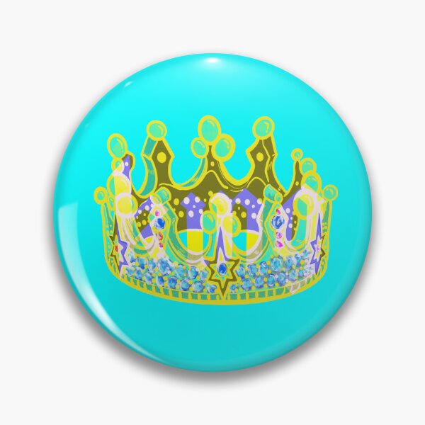 Item preview, KINGS CROWN TEAL designed and sold by GIVENGRACE.ART.