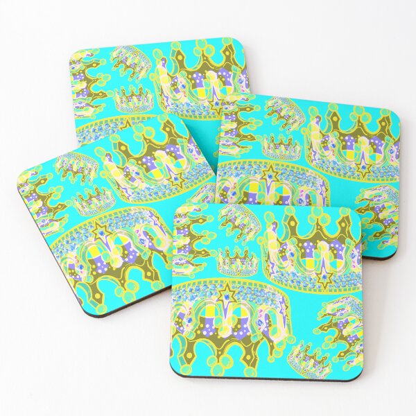Item preview, KINGS CROWN TEAL designed and sold by GIVENGRACE.ART.