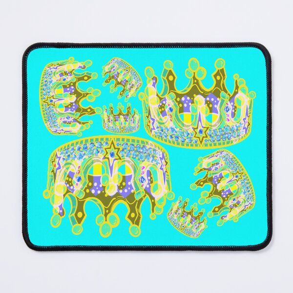 Item preview, KINGS CROWN TEAL designed and sold by GIVENGRACE.ART.
