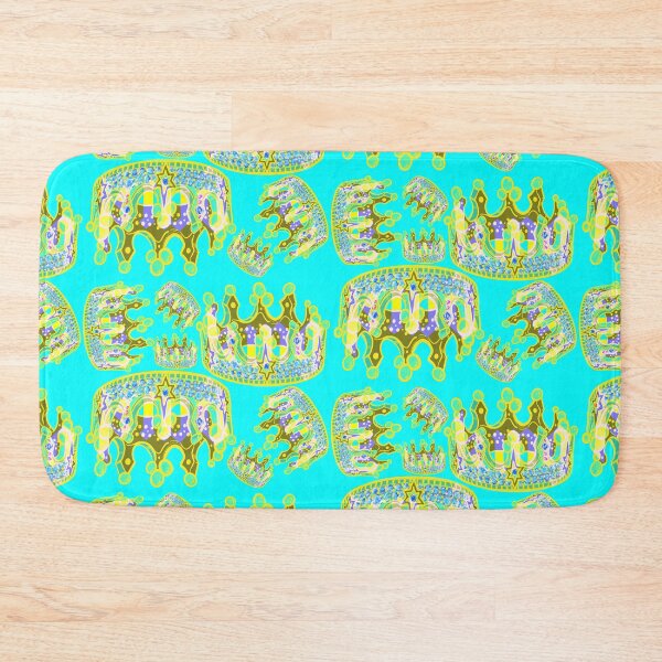 Item preview, KINGS CROWN TEAL designed and sold by GIVENGRACE.ART.