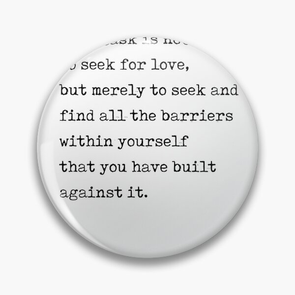 Item preview, Do not seek Love - Rumi Quote 1 - Literature - Typewriter Print designed and sold by Studio Grafiikka.