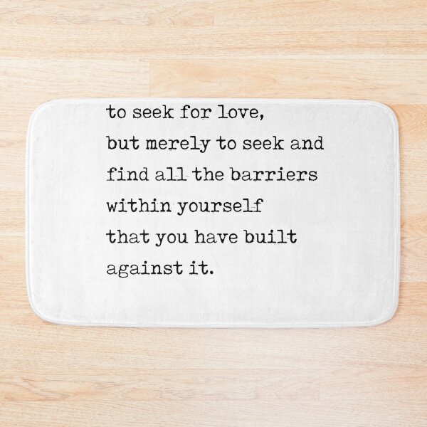 Item preview, Do not seek Love - Rumi Quote 1 - Literature - Typewriter Print designed and sold by Studio Grafiikka.