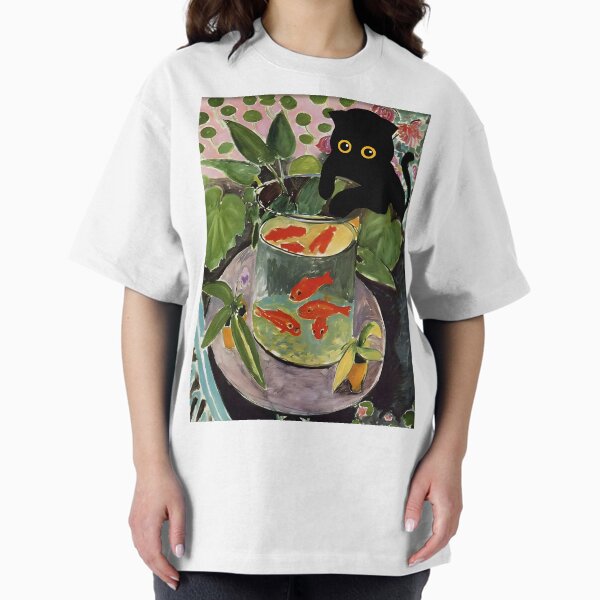 Item preview, Cat Goldfish Matisse designed and sold by outdoorway.
