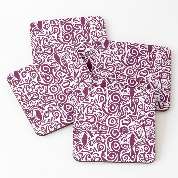 Item preview, Aztec, Vector, Abstract pattern design In Ruby. designed and sold by I-Desire.