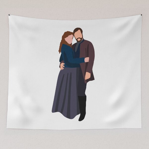 Item preview, Roger and Brianna from Outlander designed and sold by kbracey-meraki.
