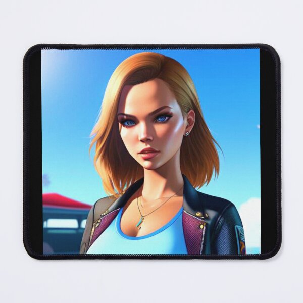 Item preview, Josephine Skriver Cartoon Blue Sky (AI Art) designed and sold by allicocanasia.