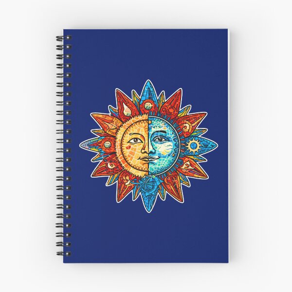 Artikelvorschau, Sonne-Mond-Dualität im Buntglas-Stil entworfen und verkauft von HujiolStudio.