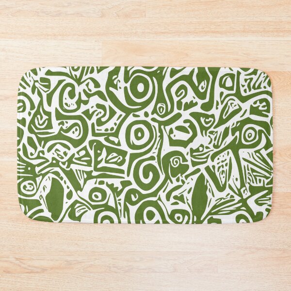 Item preview, Aztec, Vector, Abstract pattern design In Lime. designed and sold by I-Desire.