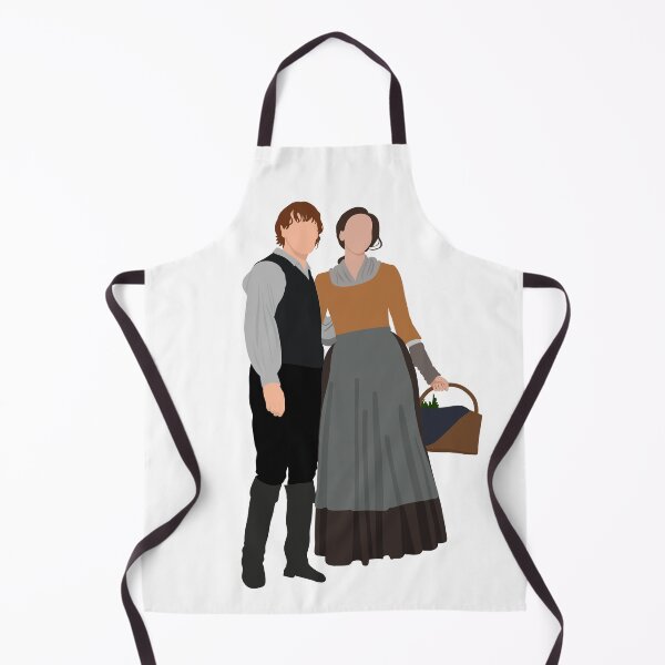 Item preview, Illustration of Claire and Jamie Fraser from Outlander designed and sold by kbracey-meraki.