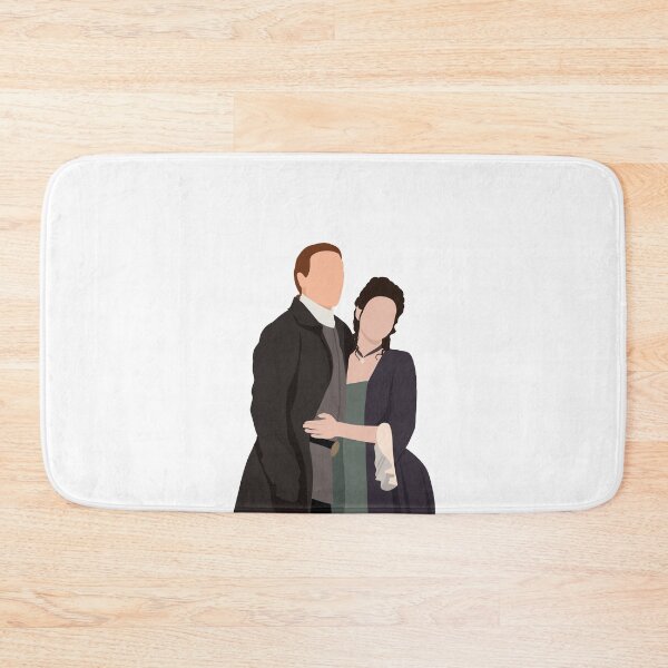 Item preview, Illustration of Claire and Jamie Fraser from Outlander designed and sold by kbracey-meraki.