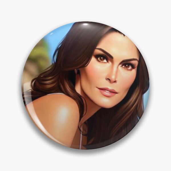 Artikelvorschau, Teri Hatcher Beach Cartoon (KI-Kunst) entworfen und verkauft von allicocanasia.