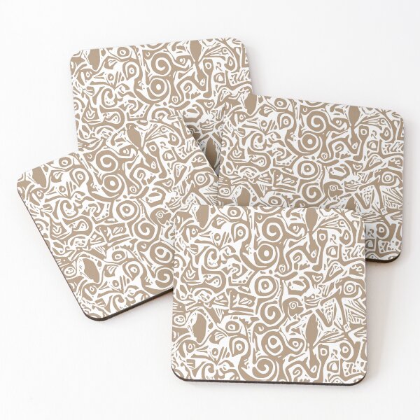 Item preview, Aztec, Vector, Abstract pattern design In Mocha. designed and sold by I-Desire.