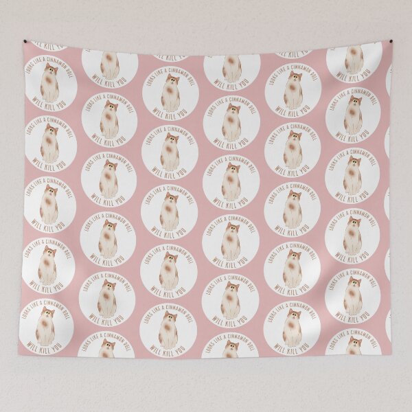 Item preview, Curiosity - Looks Like A Cinnamon Roll designed and sold by artbymandymeow.