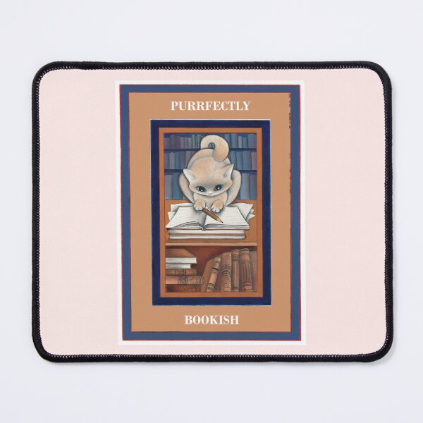 Item preview, Bookish Cat: A Cozy Library Companion for cat lovers designed and sold by gatteria.