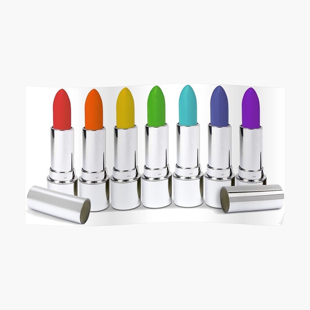 rainbow colour lipstick