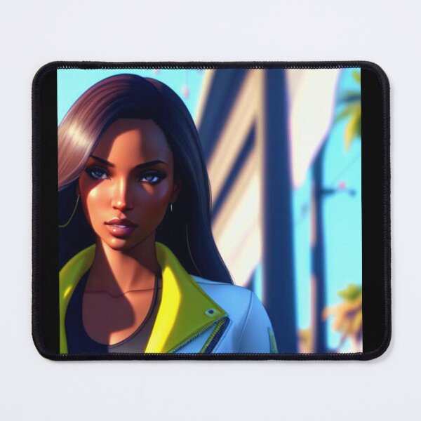 Item preview, Jasmine Tookes Sunny Cartoon (AI Art) designed and sold by allicocanasia.