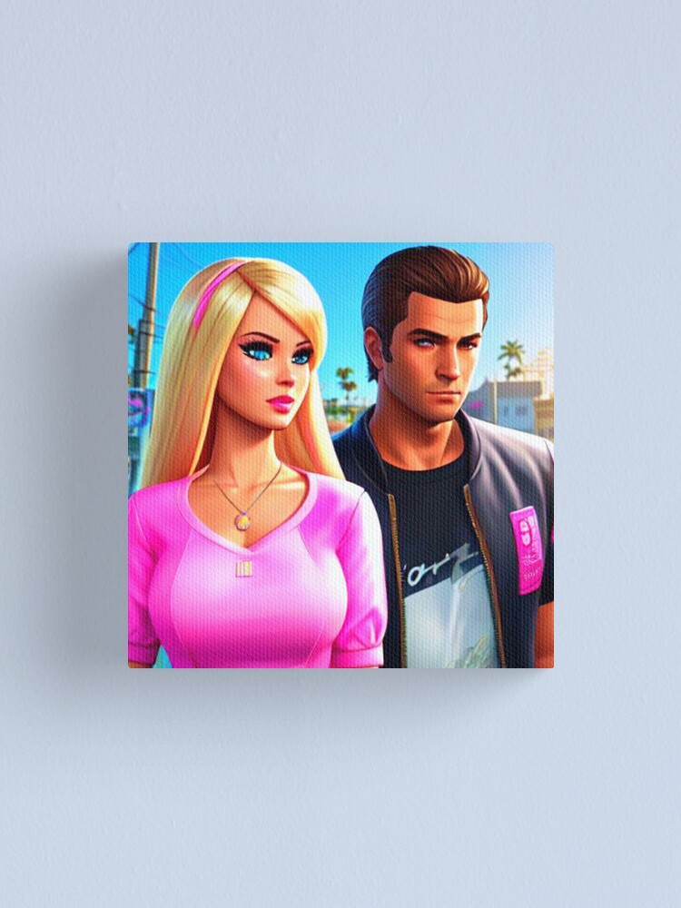 Barbie & Ken GTA V Loading Screen Style (AI Art)
