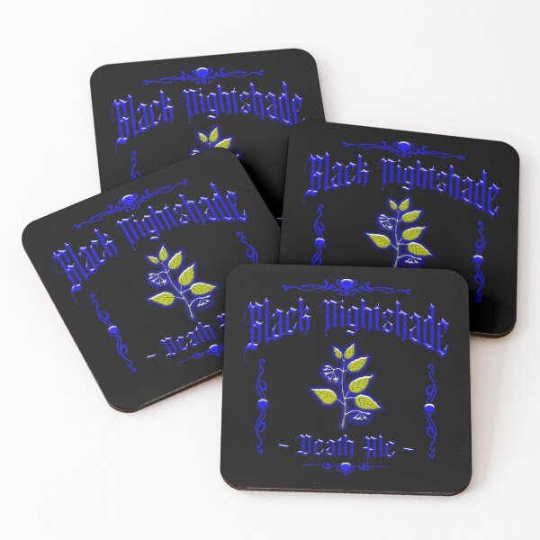 Item preview, HOMICIDAL BEVERAGES - BLACK NIGHTSHADE DEATH ALE designed and sold by Garden Of Nightmares.