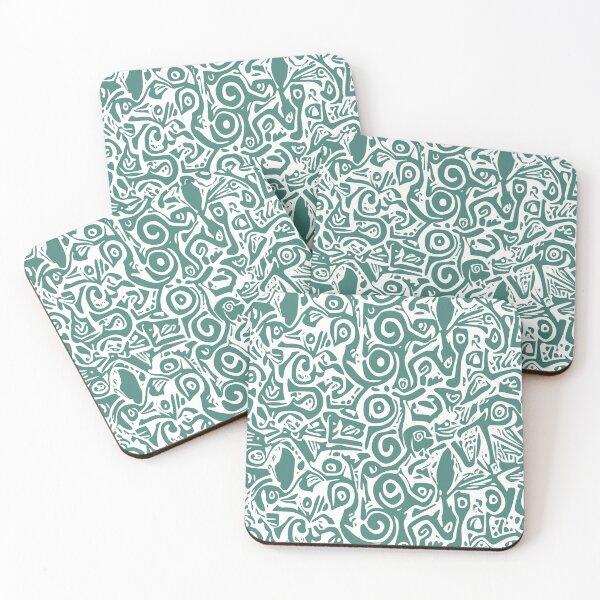 Item preview, Aztec, Vector, Abstract pattern design In Jade. designed and sold by I-Desire.