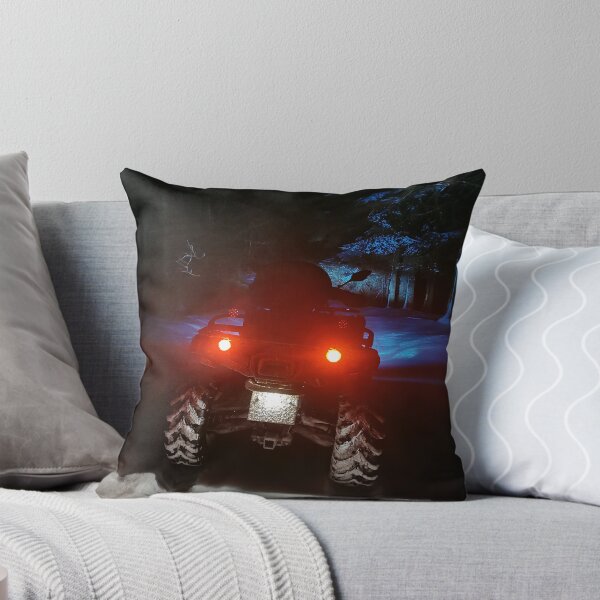 Item preview, Atv  in the winter forest at night designed and sold by Trupoiu.