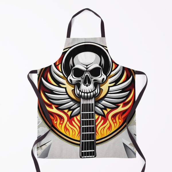 Item preview, Heavy Metal Skull Guitar. metal skull 5 designed and sold by altohero.
