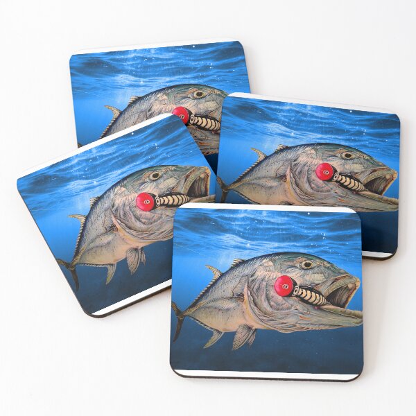 Item preview, Giant Trevally and popper designed and sold by Paul Kyriakides.