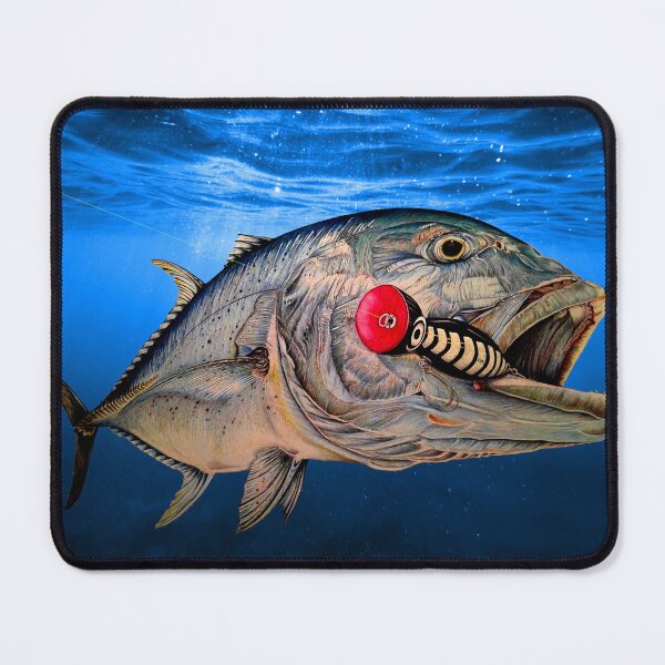 Item preview, Giant Trevally and popper designed and sold by Paul Kyriakides.