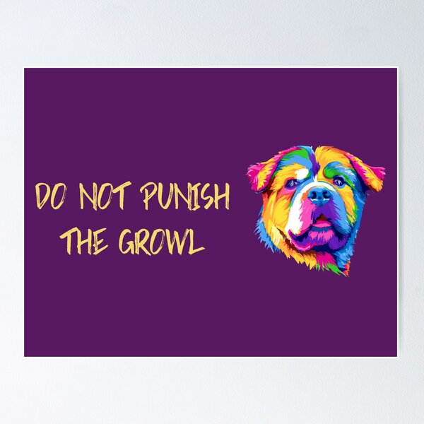 Item preview, Do not punish the growl designed and sold by kookycomet.