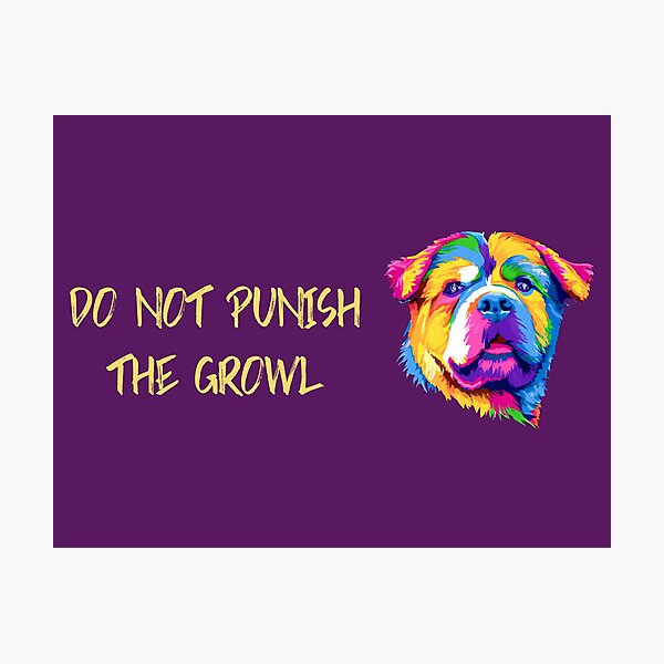 Item preview, Do not punish the growl designed and sold by kookycomet.