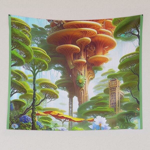 Item preview, Natural wooden house with organic forms designed and sold by Minpadesign.