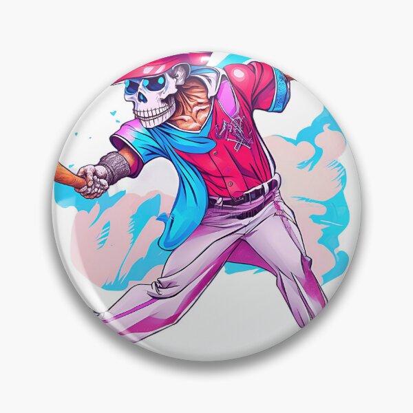 Item preview, Skeleton Playing Baseball designed and sold by artist-mac.