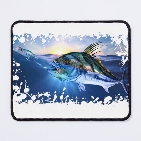 Item preview, Roosterfish and popper  designed and sold by Paul Kyriakides.