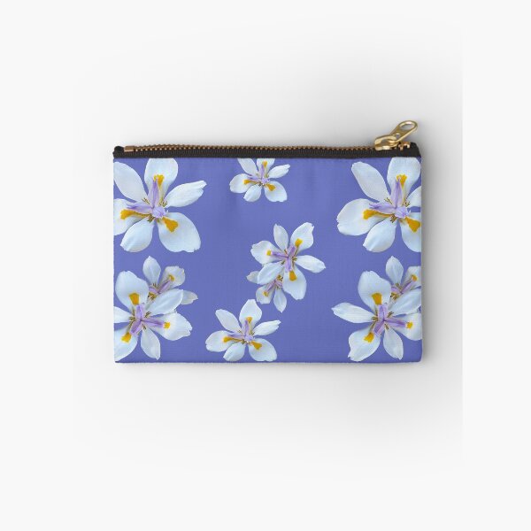 Item preview, Butterfly iris on blue background designed and sold by jaynerushton.