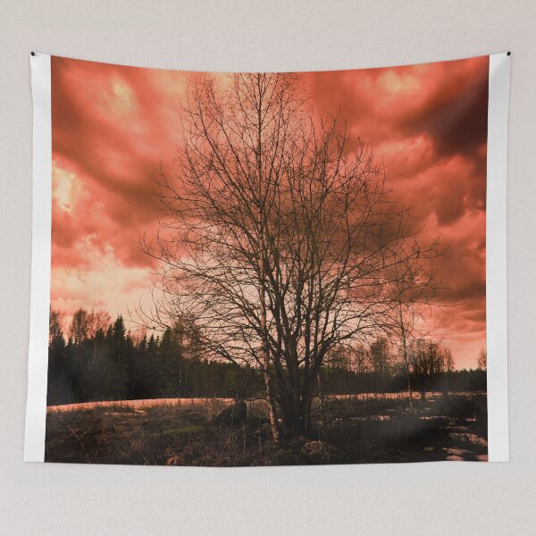Item preview, Red sky fields designed and sold by Jouko Lehto Photography.