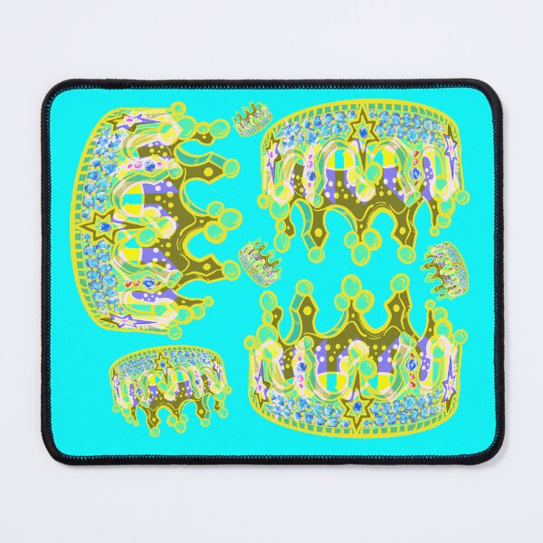 Item preview, QUEENS CROWN TEAL designed and sold by GIVENGRACE.ART.