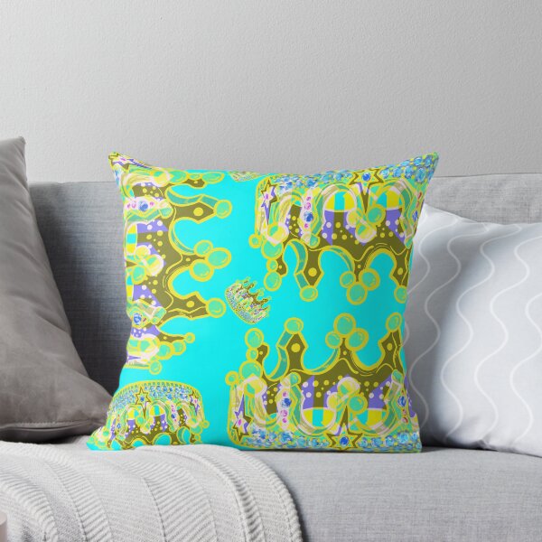 Item preview, QUEENS CROWN TEAL designed and sold by GIVENGRACE.ART.