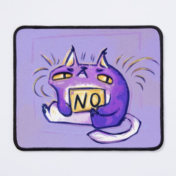 Item preview, Cat says NO designed and sold by Ash Dadoun.