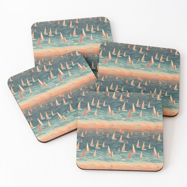 Item preview, Sail boats and Sand Bars Detailed Pattern designed and sold by Leo Rolph.