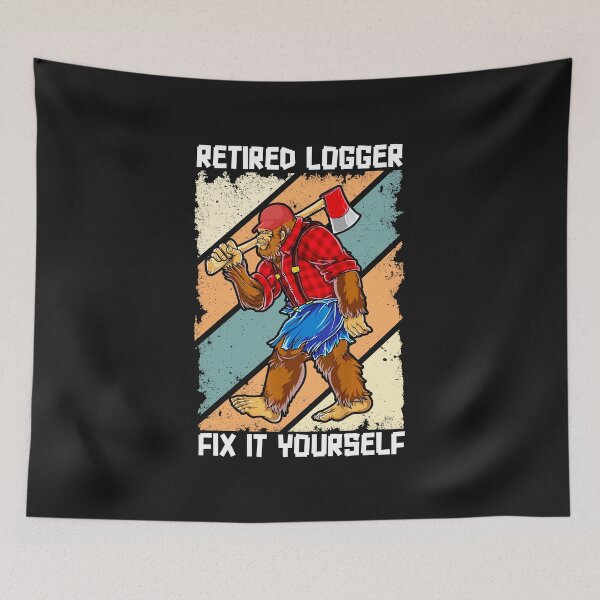 Item preview, Retired Logger / Funny Chainsaw / Arborist designed and sold by Tee Hub.