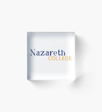 Nazareth College Acrylic Block