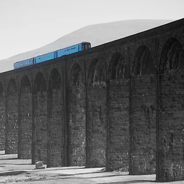 Artwork thumbnail, Train at Ribblehead by Billlee