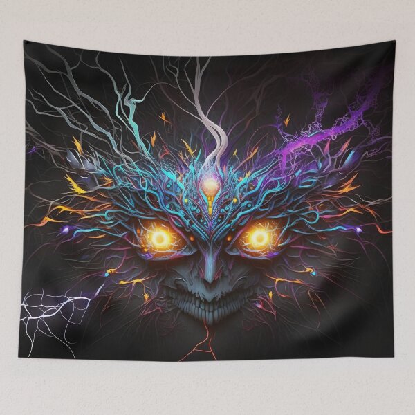 Item preview, Psychedelic face designed and sold by Cr-AI-tive.